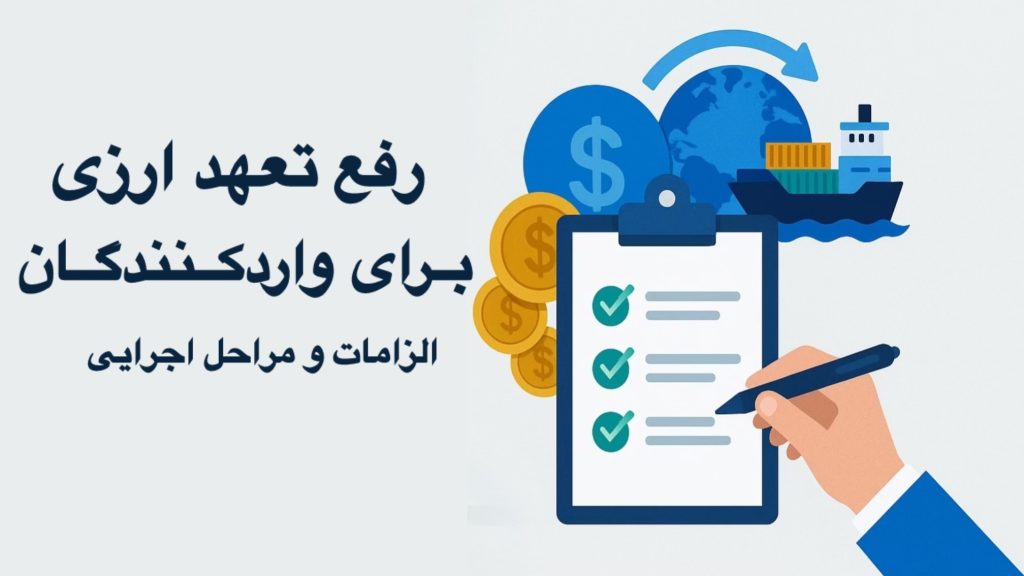 رفع تعهد ارزی برای واردکنندگان: الزامات و مراحل اجرایی