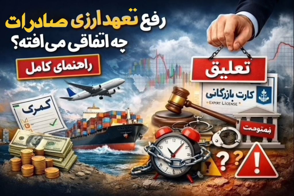 اگر تعهد ارزی صادراتت رفع نشه چه اتفاقی می‌افته؟ (راهنمای کامل)