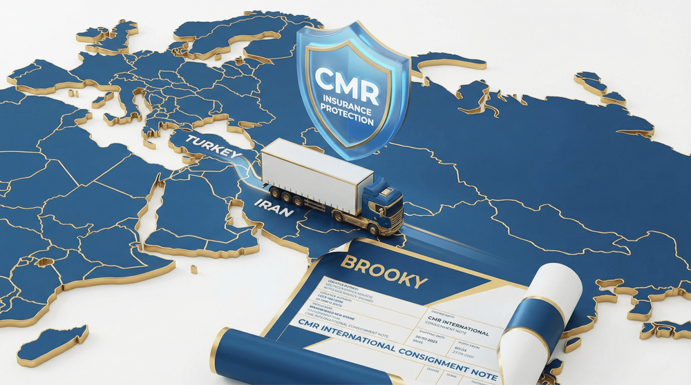بیمه نامه بین‌المللی (CMR) برای حمل زمینی به ترکیه چیست؟