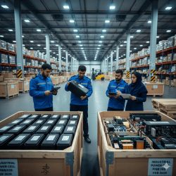 ترخیص اجزای UPS و باتری‌های صنعتی از گمرک تهران | بازرگانی بروکی