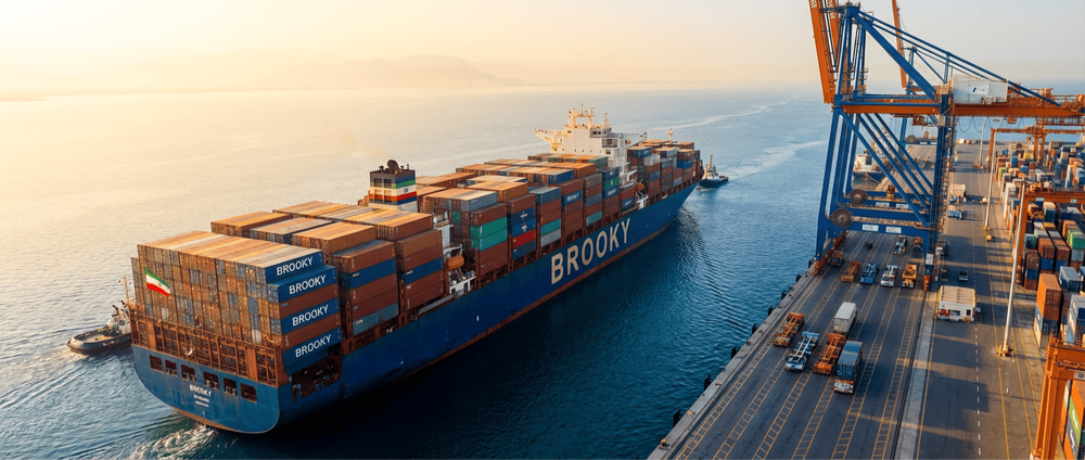 ارسال کالا از بنادر جنوبی ایران به بندر مرسین ترکیه