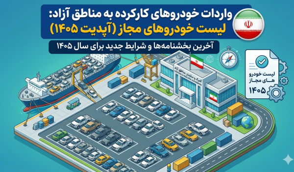 واردات خودروهای کارکرده به مناطق آزاد: لیست خودروهای مجاز (آپدیت ۱۴۰۵)