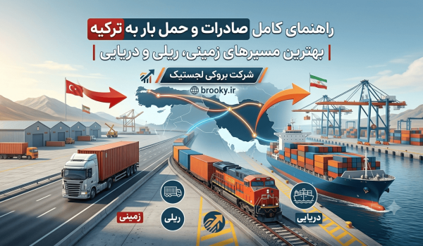 راهنمای کامل صادرات و حمل بار به ترکیه | بهترین مسیرهای زمینی، ریلی و دریایی