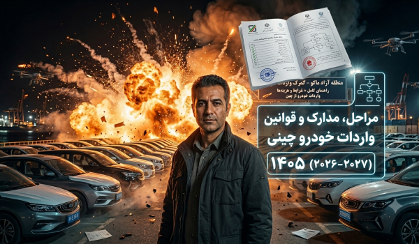 واردات خودرو چینی به منطقه آزاد ماکو؛ مراحل، مدارک و قوانین ۱۴۰۵