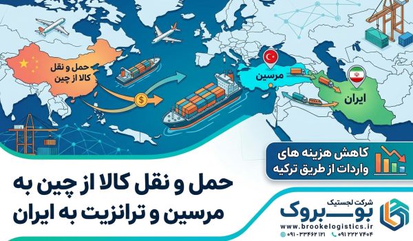 حمل دریایی کالا از چین به مرسین و انتقال به ایران | کاهش هزینه واردات با مسیر ترکیه