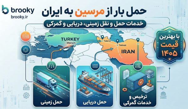 حمل و نقل کالا از مرسین به ایران | خدمات باربری زمینی، دریایی و گمرکی با بهترین قیمت ۱۴۰۵