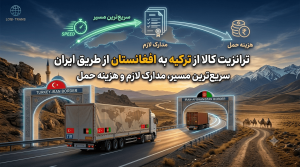 ترانزیت کالا از ترکیه به افغانستان از طریق ایران؛ سریع‌ترین مسیر، مدارک لازم و هزینه حمل