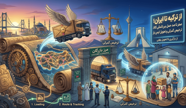 از ترکیه تا ایران؛ صفر تا صد حمل بین‌المللی کالا، ترخیص گمرکی و تحویل ایمن بار