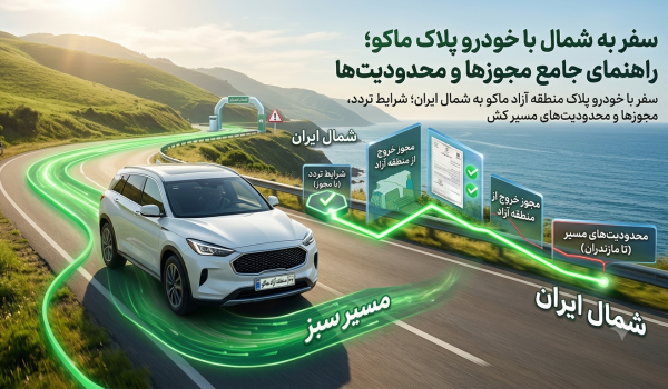 سفر با خودرو پلاک منطقه آزاد ماکو به شمال ایران؛ شرایط تردد، مجوزها و محدودیت‌های مسیر