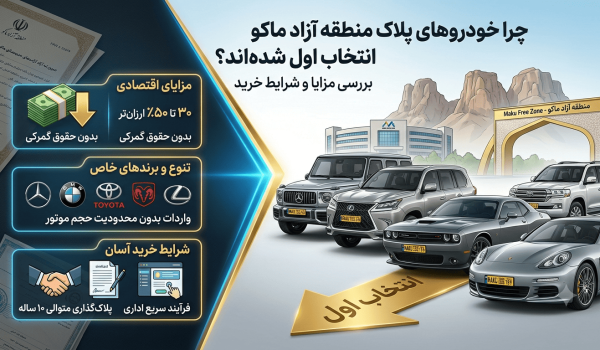 چرا خودروهای پلاک منطقه آزاد ماکو به انتخاب اول خریداران تبدیل شده‌اند؟ بررسی مزایا و شرایط خرید