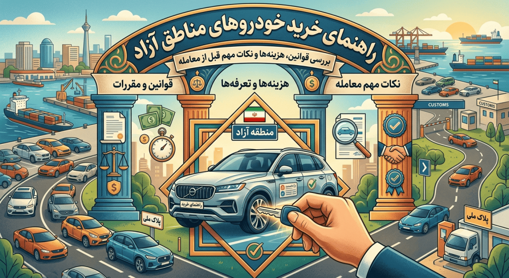 راهنمای خرید خودروهای منطقه آزاد؛ بررسی قوانین، هزینه‌ها و نکات مهم قبل از معامله