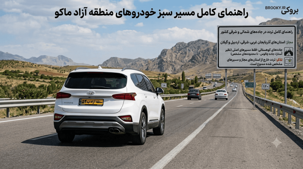 مسیر سبز خودروهای منطقه آزاد ماکو چیست؟ راهنمای کامل تردد در جادههای شمالی و شرقی کشور