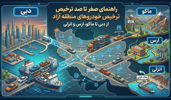 راهنمای صفر تا صد ترخیص خودروهای منطقه آزاد؛ از دبی تا ماکو، ارس و انزلی
