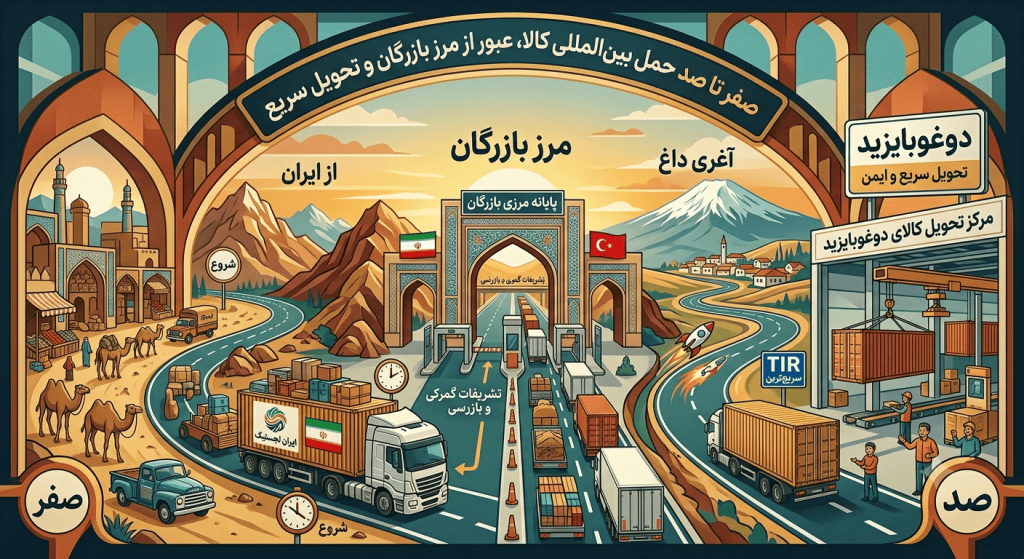 از ایران تا دوغوبایزید؛ صفر تا صد حمل بینالمللی کالا، عبور از مرز بازرگان و تحویل سریع