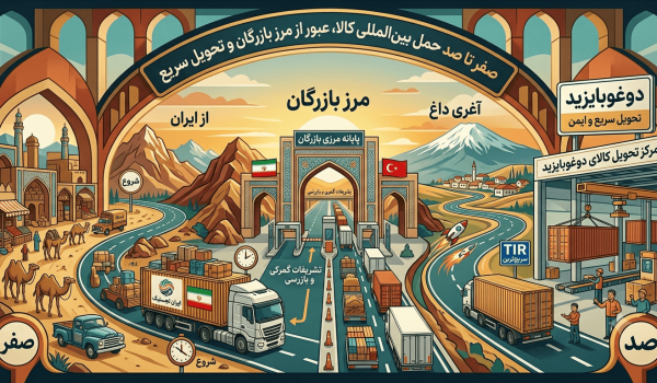از ایران تا دوغوبایزید؛ صفر تا صد حمل بین‌المللی کالا، عبور از مرز بازرگان و تحویل سریع