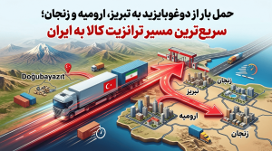 حمل بار از دوغوبایزید به تبریز، ارومیه و زنجان؛ سریع‌ترین مسیر ترانزیت کالا به ایران