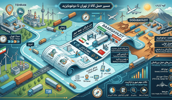 از تهران تا دوغوبایزید؛ هر آنچه باید درباره حمل بین‌المللی کالا، عبور از مرز بازرگان و ترانزیت بدانید