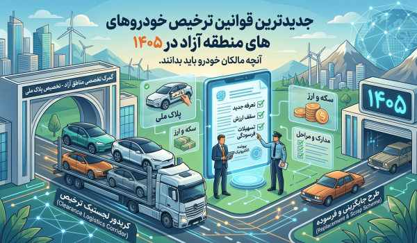 جدیدترین قوانین ترخیص خودروهای منطقه آزاد در ۱۴۰۵؛ آنچه مالکان خودرو باید بدانند