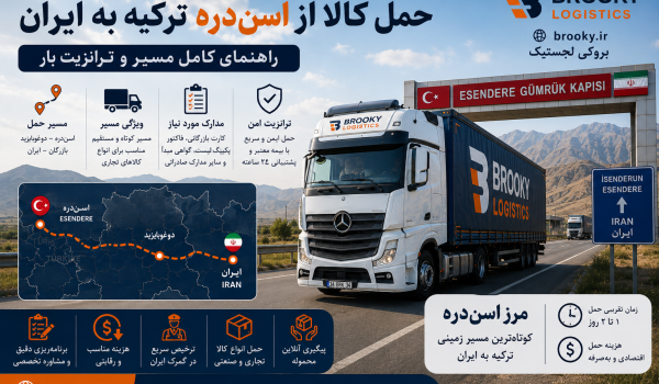حمل کالا از اسن‌دره ترکیه به ایران | راهنمای کامل مسیر و ترانزیت بار