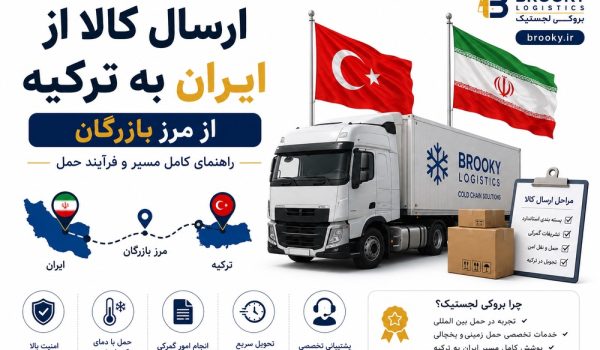 ارسال کالا از ایران به ترکیه از مرز بازرگان | راهنمای کامل مسیر و فرآیند حمل