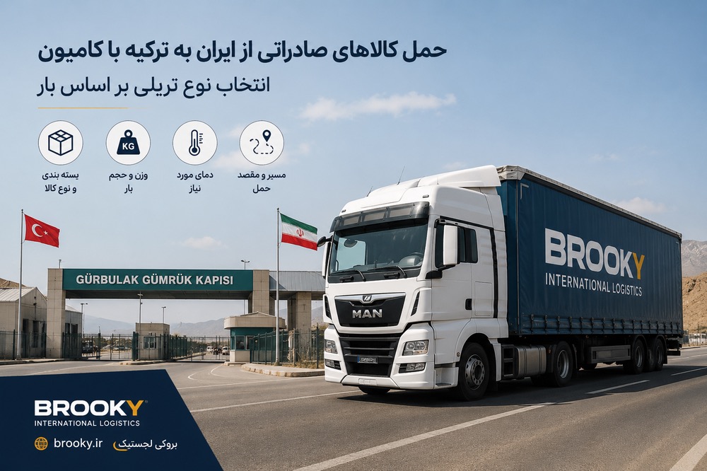 حمل کالاهای صادراتی از ایران به ترکیه با کامیون | انتخاب نوع تریلی بر اساس بار
