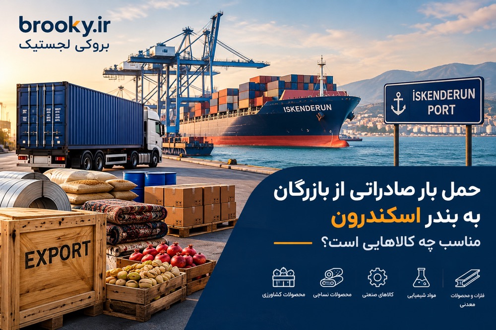 حمل بار صادراتی از بازرگان به بندر اسکندرون | مناسب چه کالاهایی است؟
