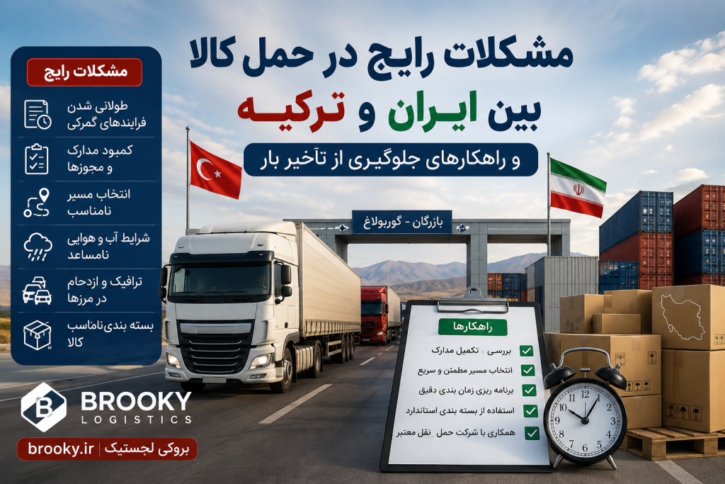 مشکلات رایج در حمل کالا بین ایران و ترکیه و راهکارهای جلوگیری از تأخیر بار
